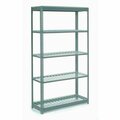 Global Industrial 5 Shelf, Boltless Shelving, Starter, 48inW x 24inD x 84inH, Wire Deck 601931